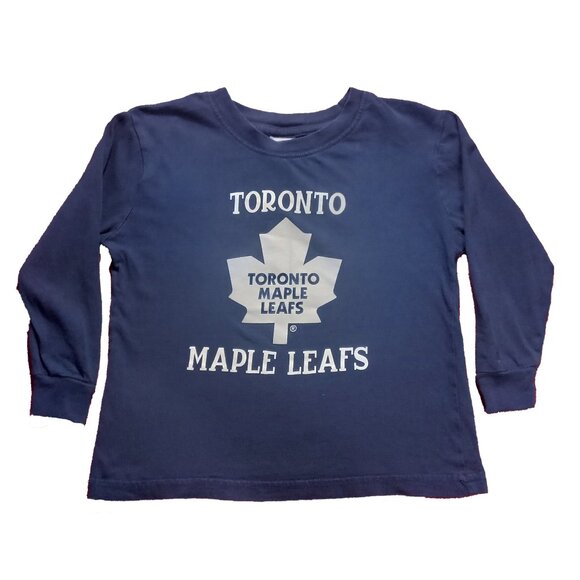 NHL Cotton Long Sleeve Toronto Maple Leafs Hockey T-Shirt US 4 - Picture 1 of 3